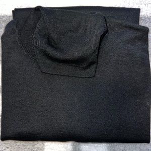 Gran Sasso black long sleeve turtleneck